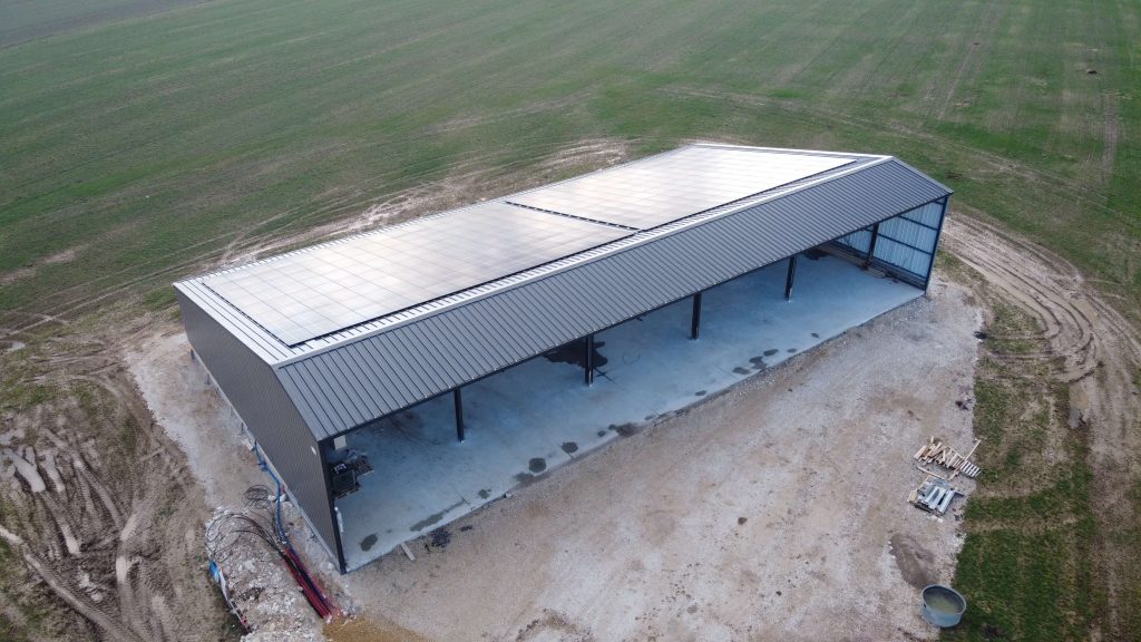 hangar de stockage - bâtiments photovoltaiques